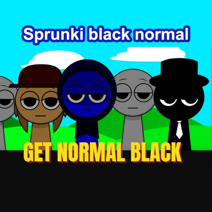 Sprunki but black is normal