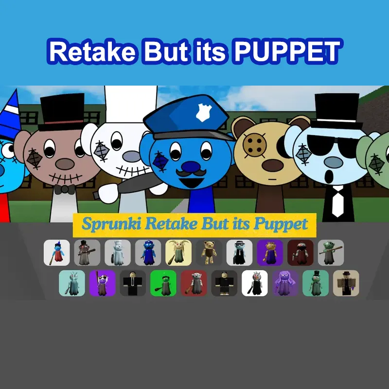 Sprunki Retake But Its Puppet